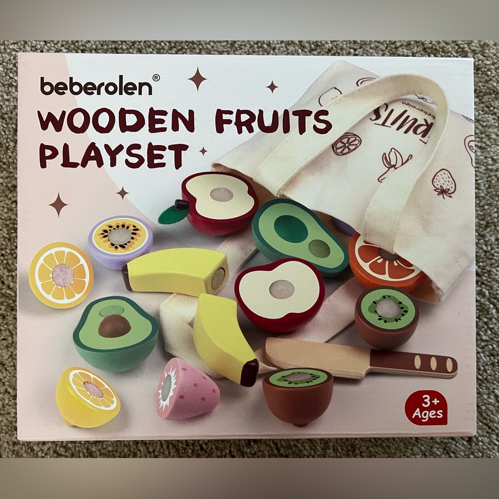 Montessori Wooden Food Set